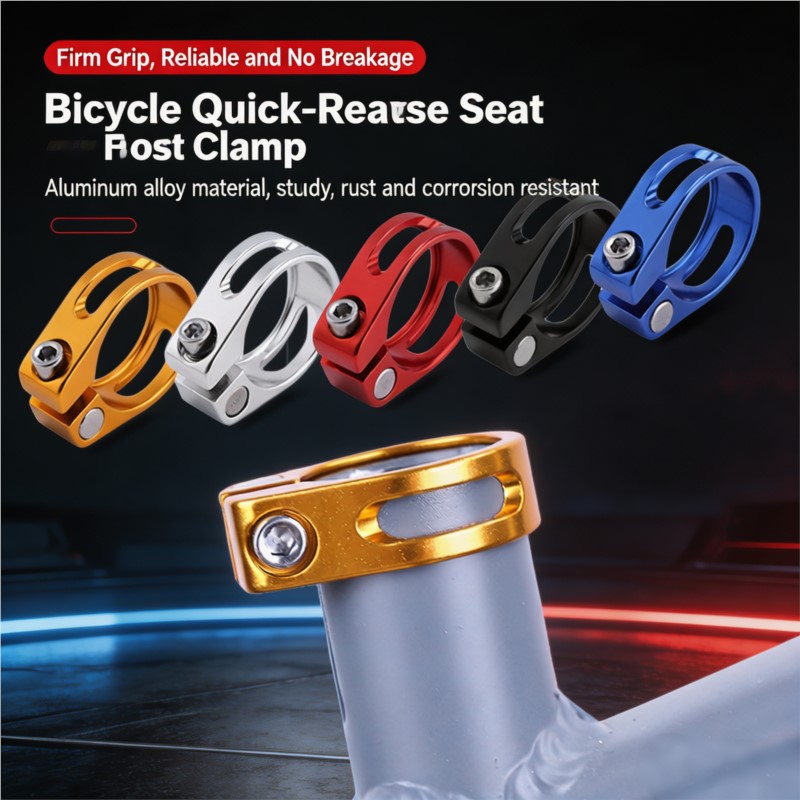 Commuter Bike Lock - Aluminiowa obejma sztycy rowerowej ze stopu