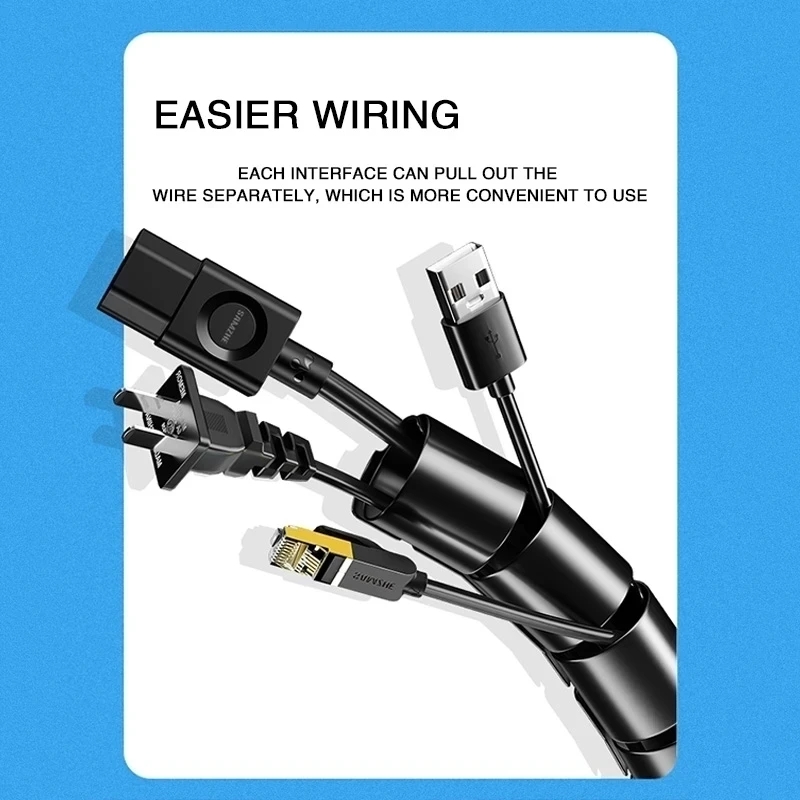1/2M elastyczny organizer do k – Cable Lock Flexible recenzja i cena