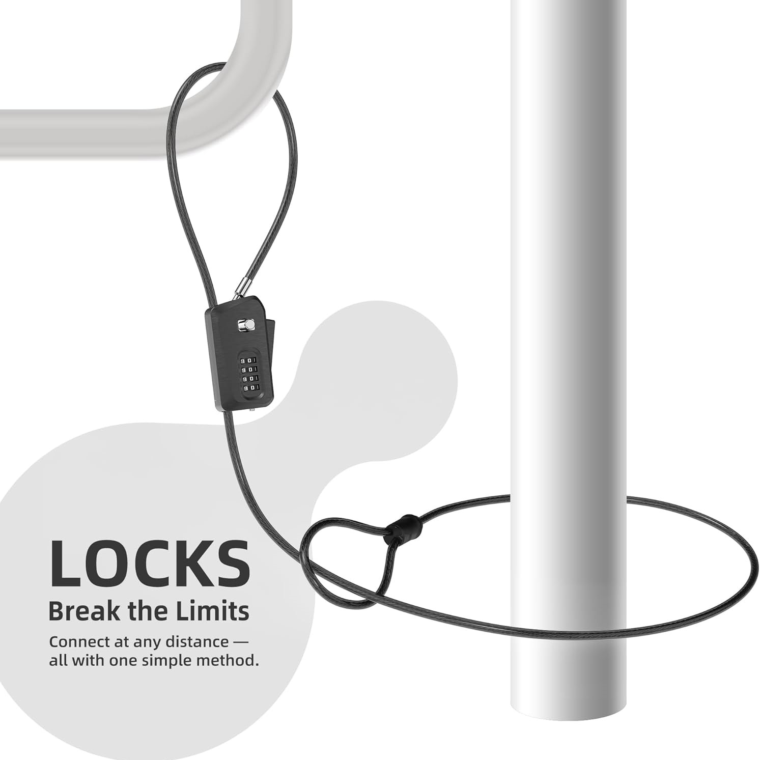 Kabelowa blokada rowerowa, do  – Cable Lock Flexible recenzja i cena