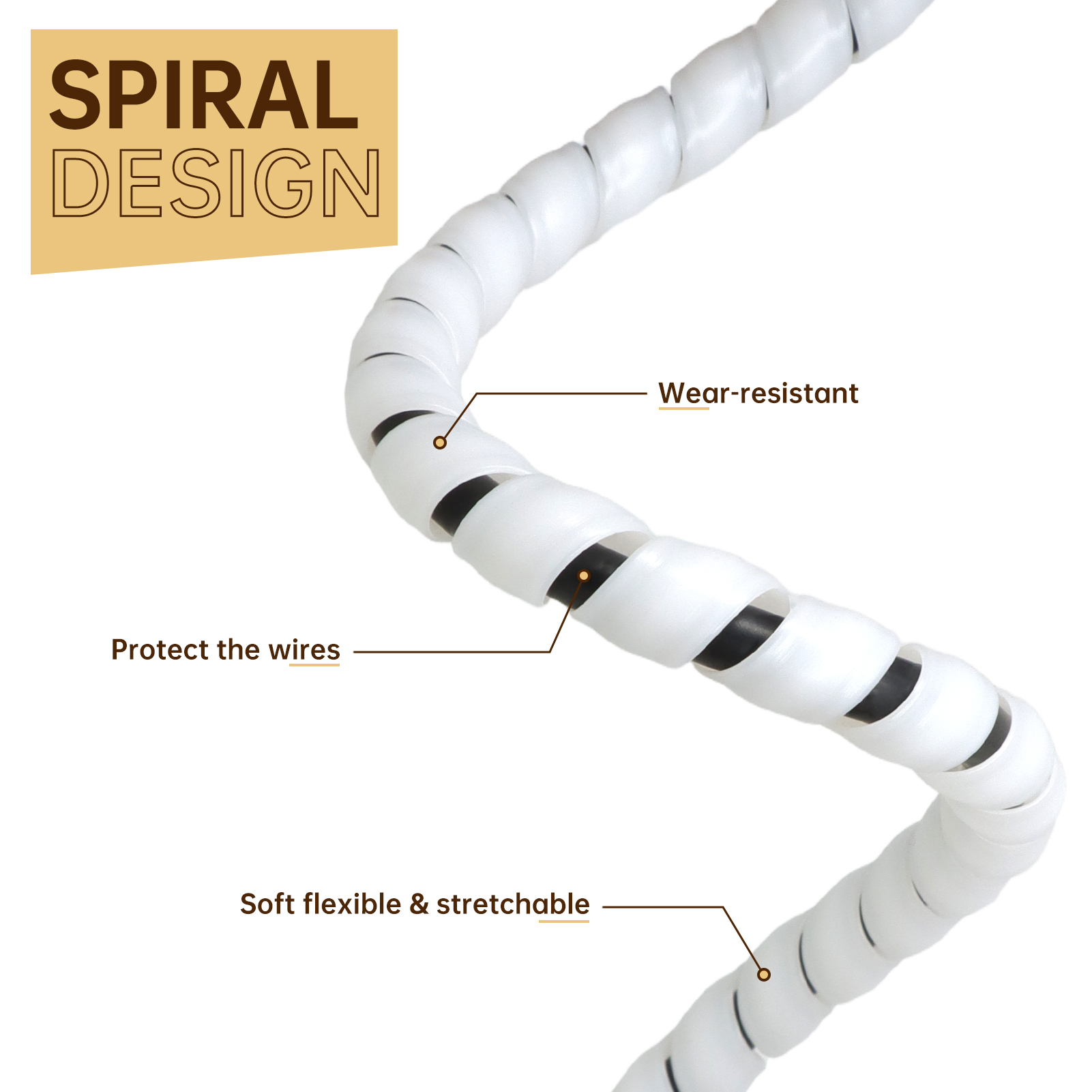 Rurka spiralna do kabli 2/5/10 – Cable Lock Flexible recenzja i cena