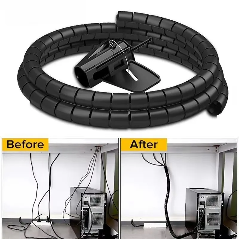 2M/1M 16mm/10mm Organizer kabl – Cable Lock Flexible recenzja i cena
