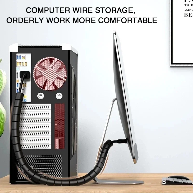 2M/1M 16mm/10mm Organizer kabl – Cable Lock Flexible recenzja i cena